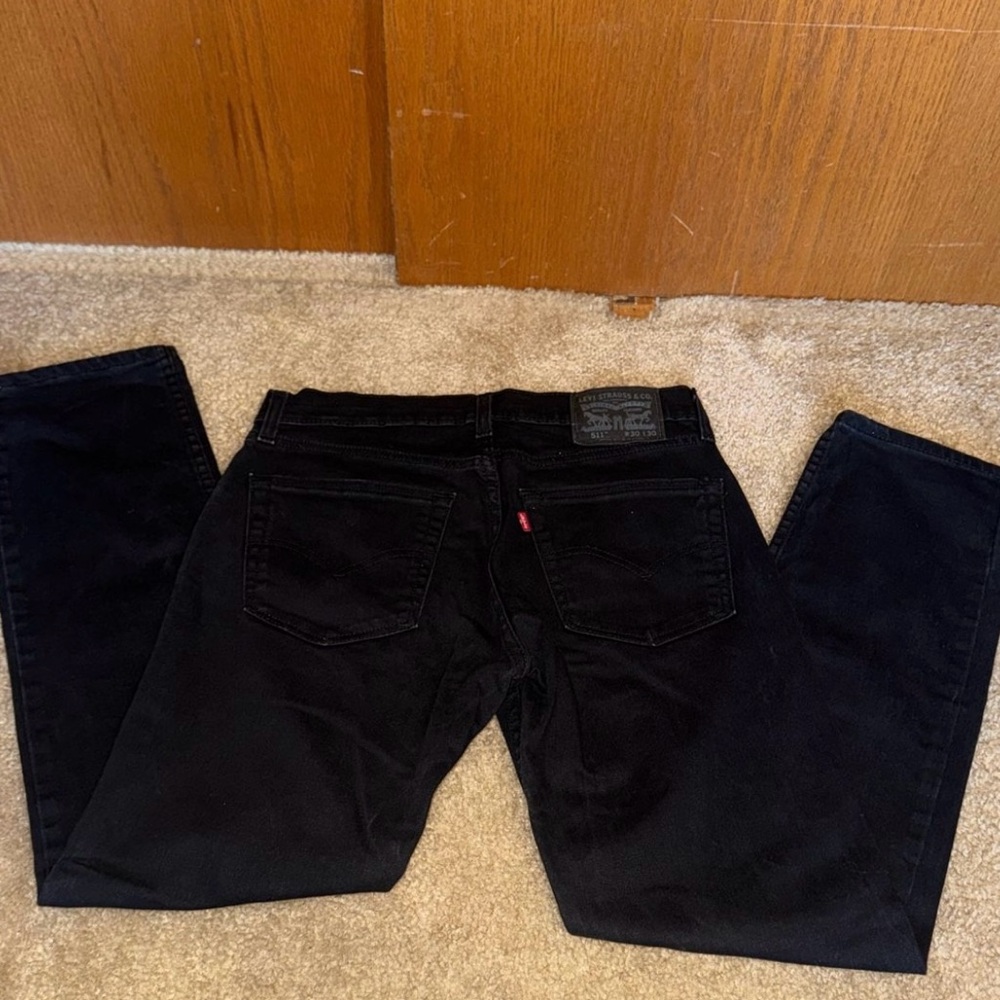 Men's Black Levi Jeans
